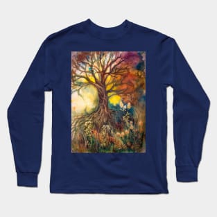 Autumn magical landscape Long Sleeve T-Shirt